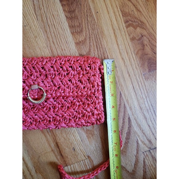 Vintage red straw Pappagallo bag made in Italy - Picture 10 of 10